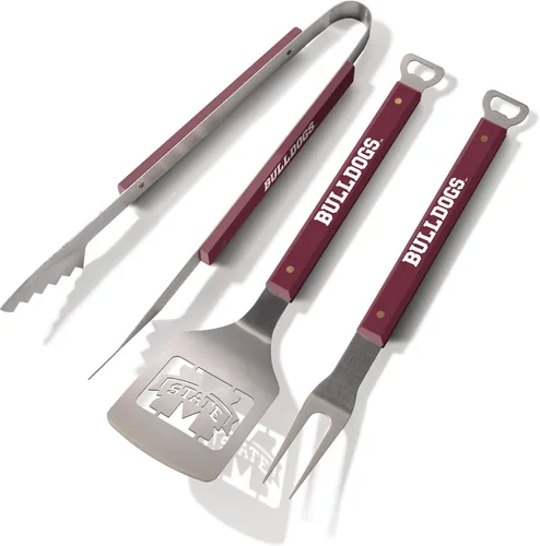 Miniatura 36 de YouTheFan NCAA Spirit Series - Juego de barbacoa de 3 piezas