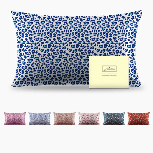 Miniatura 47 de Funda de almohada de seda para cabello y piel, suave, transpirable y sedosa 100% seda Queen, juego de 2, fundas de almohada de seda de morera