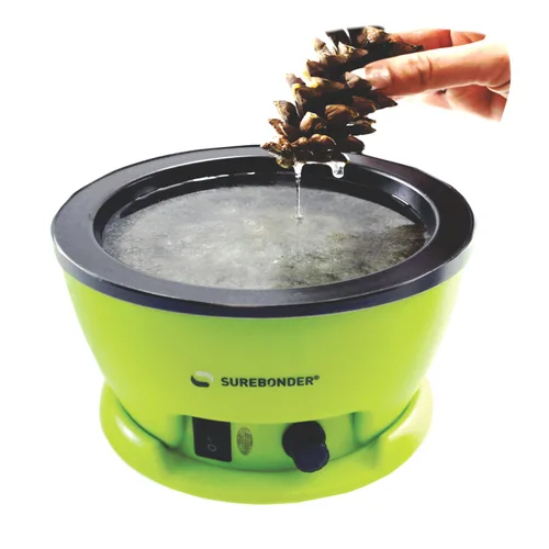 Miniatura 4 de Surebonder B-2025 Pellets termofusibles de uso general para sartenes de pegamento caliente, ideal para flores, coronas y joyas, caja de 25 libras