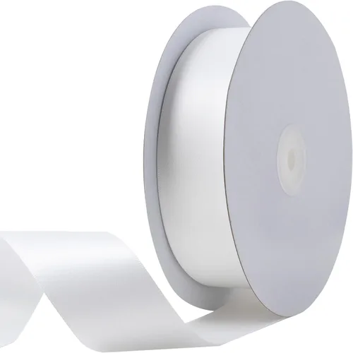 Miniatura 10 de Royal Imports Cinta de tela de satén de doble cara (1 pulgada) para envolver regalos, hacer lazos, decoración del cabello, vacaciones, bodas