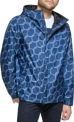 Miniatura 31 de Tommy Hilfiger Chaqueta impermeable con capucha, transpirable, ligera, para hombre