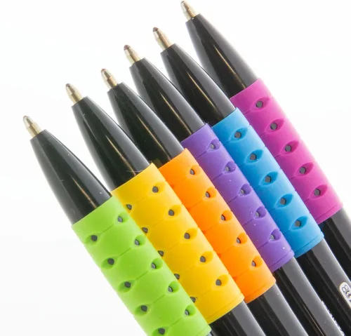 Miniatura 4 de BAZIC PRODUCTS Spyder - Bolígrafos retráctiles negros de 0.039 pulgadas (0.039 in), mediano, 4 unidades, para escuela, oficina, hogar