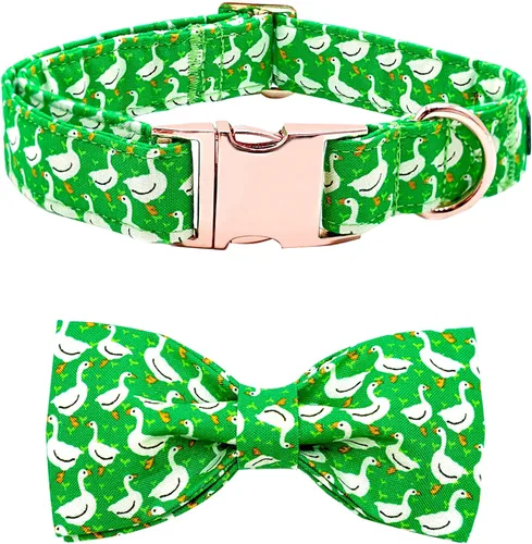 Miniatura 23 de Collar para perro, con estampado de tiburón, collar para cachorro, collar para mascotas, collar de lazo para perros, suave, duradero, ajustable, A