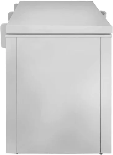 Miniatura 2 de Kratos Congelador comercial de pecho, capacidad de 15.4 pies cúbicos, parte superior sólida, blanco, almacenamiento grande (69K-748)