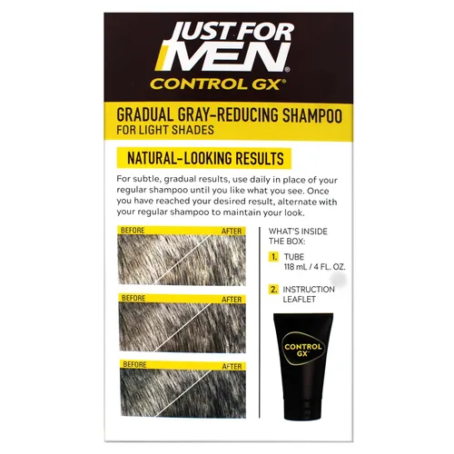 Miniatura 2 de Just for Men Control GX Grey Champú Reductor Rubio y Marrón Medio