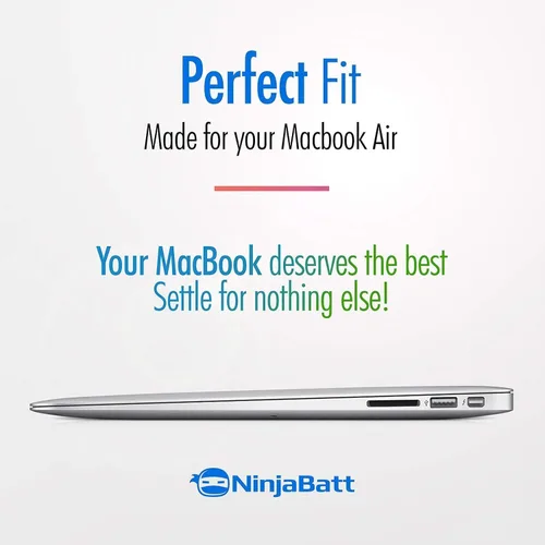 Miniatura 3 de NinjaBatt Batería A1466 para Apple MacBook Air de 13 ″ (mediados de 2012, mediados de 2013, principios de 2014, principios de 2015, 2017) A1369