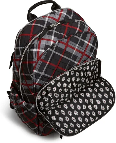 Miniatura 3 de Vera Bradley Mochila Campus de sarga de rendimiento para mujer, a cuadros, talla única