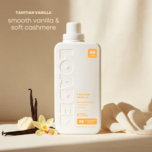 Set de regalo de detergente para ropa de lujo para mujer, 4 aromas inspirados en perfumes de primera calidad, vainilla tahitiana, rosa marroquí,