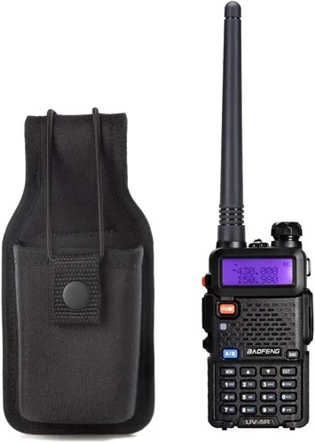 Miniatura 7 de LUITON Funda para radio Baofeng, funda de radio bidireccional para walkie talkies, funda de nailon para Motorola Kenwood Icom HYT Arcshell Baofeng