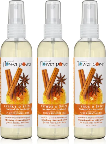 Miniatura 24 de Ambientador en aerosol Natural Flower Power - Eliminador de olores con aceites esenciales - Para el hogar, el auto y la tela - Sin crueldad y vegano