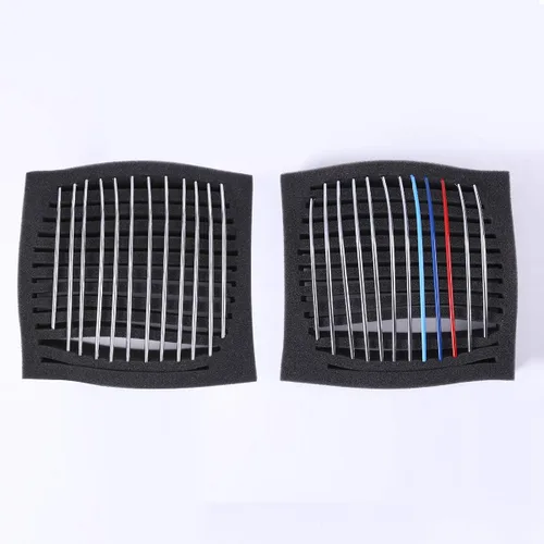 Miniatura 6 de YIWANG ABS cromo brillante plata parte delantera rejilla inserción tiras cubierta parrilla 24 piezas para BMW Serie 2 218i F45 f46 2015-2018 Estilo 1
