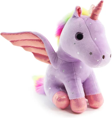Miniatura 6 de Sew Butiful Unicornio de Peluche, 12 pulgadas/30 cm, Peluches Lindos para Niñas, Juego de Juguetes de Peluche de Unicornio para Cumpleaños, Juguetes