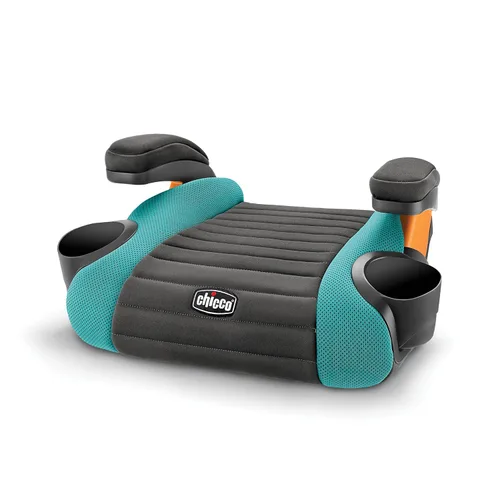 Chicco GoFit Asiento elevador sin respaldo para automóvil sin enganche, asiento elevador de viaje para automóvil, asiento elevador portátil para
