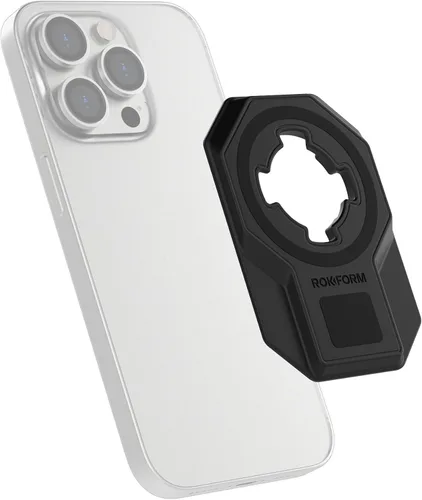 Miniatura 2 de Rokform Adaptador universal, compatible con bloqueo giratorio y seguro magnético, se monta en casi cualquier teléfono inteligente, funda