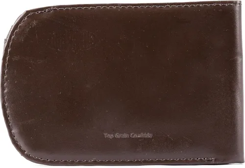 Miniatura 4 de Big Skinny Cartera delgada de cuero curvada para hombre, con capacidad para hasta 20 tarjetas