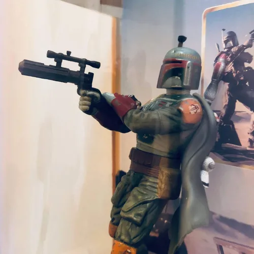 Miniatura 5 de Star Wars Epic Force - Figura de Boba Fett de 6 pulgadas sobre base giratoria de 360°