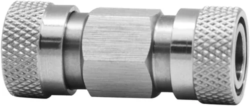 Miniatura 6 de Paintball PCP Doble 0.315 in Adaptador de acoplamiento de desconexión rápida hembra Acoplador de acero inoxidable HPA CO2 tanque de aire Conector