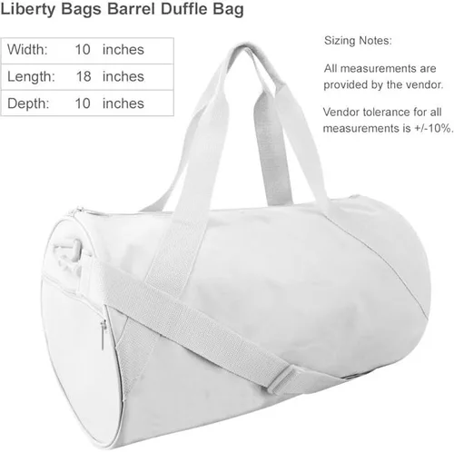 Miniatura 6 de Bolsa de baile personalizada con escuela y nombre bolsa de lona de barril