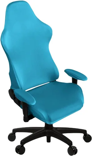 Miniatura 16 de SARAFLORA - Fundas elásticas para silla de computadora para sillón, silla giratoria, silla de juego, silla de computadora (negro, extragrande)
