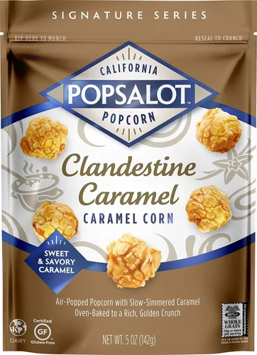 Miniatura 6 de Popsalot Gourmet Popcorn Deluxe Collection Southern Pecan Caramel Corn, 6.0 onzas