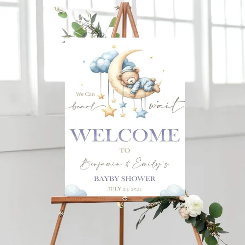Miniatura 19 de Personalized Baby Shower Welcome Sign, Baby Shower Decoration Customised Baby Shower Party Sign Decor, Baby Shower Sign, Yard Sign Oudoor Party #10