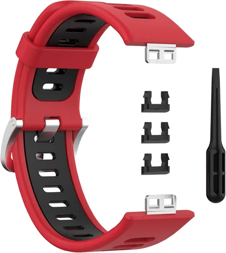 Miniatura 5 de Correa deportiva de repuesto compatible con Huawei Watch Fit Special Edition para mujeres y hombres, pulseras de silicona transpirable, ajustables