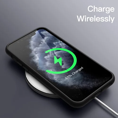 Miniatura 6 de JETech Funda de silicona para iPhone 11 Pro Max de 6.5 pulgadas, suave al tacto, funda protectora de cuerpo completo, a prueba de golpes con forro
