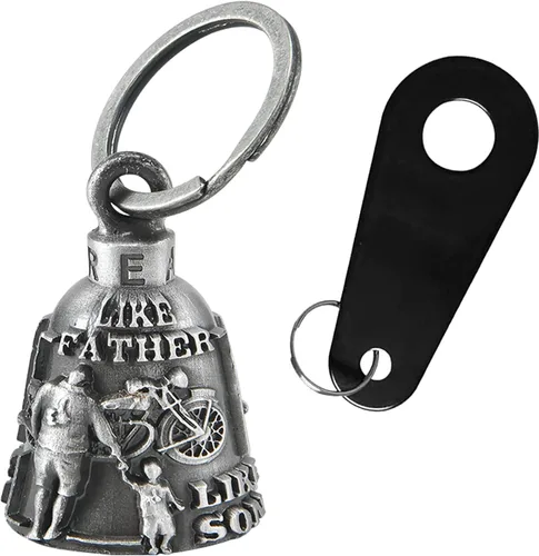 Miniatura 11 de Dream Apparel Campana de Motocicleta Ángel Guardián para Ahuyentar Gremlins, Campana para Motociclistas para Hombres y Mujeres, Regalo de Buena