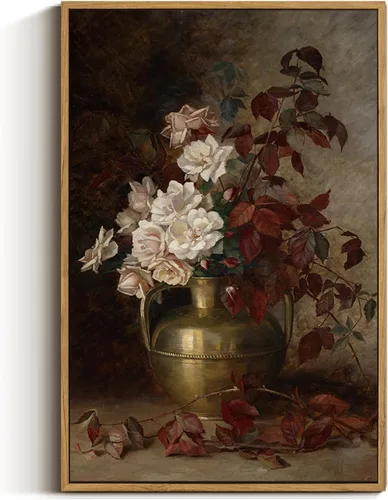 Miniatura 102 de VIYYIEA Arte de Pared en Lienzo Enmarcado Decoración del Hogar, Decoración de Granja Valles Ondulantes bajo Cielos Despejados Pintura de Pared