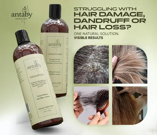 Miniatura 4 de Botanical Hair System - Champú y acondicionador para el cabello para mujeres y hombres - Champú suave sin sulfato + acondicionador para cabello seco