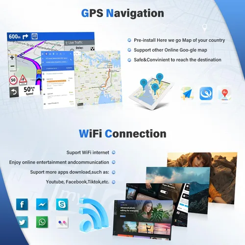 Miniatura 7 de Android 13 - Radio estéreo para automóvil de 9 pulgadas, HD Carplay, reproductor de radio GPS compatible con Ford F150 F-150 2009-2014 navegación