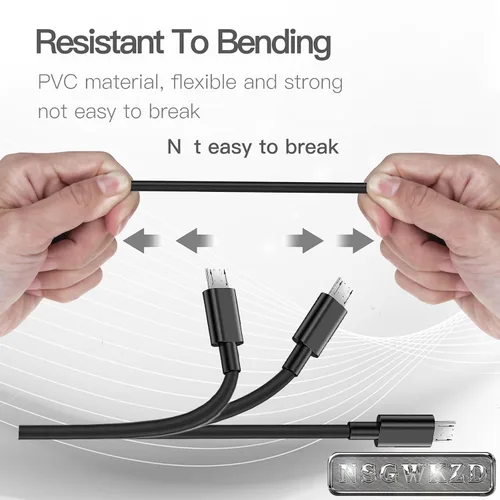 Miniatura 4 de Cable cargador de repuesto de 10 pies para Kindle Fire, Paperwhite, Oasis E-Reader, Fire Tablet, Galaxy S7/S6/S5/S4/S2/LG - Cable micro USB largo