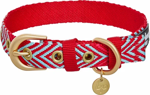 Miniatura 11 de Blueberry Pet - Collar ajustable para perro con forma de diamantes tribales del sudoeste en francés rosa con hebilla de metal, cuello 9-12.5