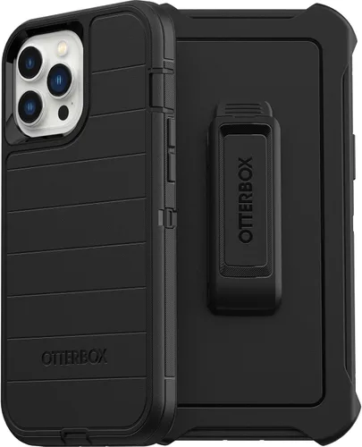 Miniatura 4 de OTTERBOX serie Defender - Carcasa para iPhone 13 Pro Max y iPhone 12 Pro Max (edición sin pantalla) - color negro