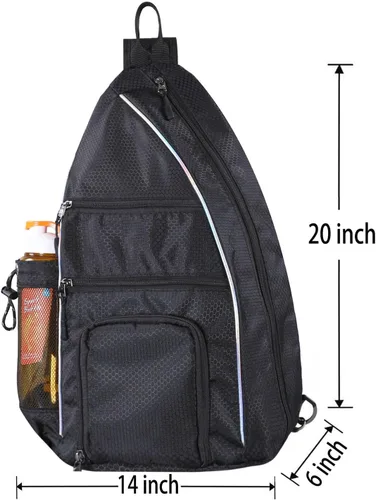 Miniatura 6 de Bolsa de pickleball – Bolsas de pickleball para mujeres y hombres – Mochila de pickleball – Estuche de viaje de pickleball para raqueta de tenis