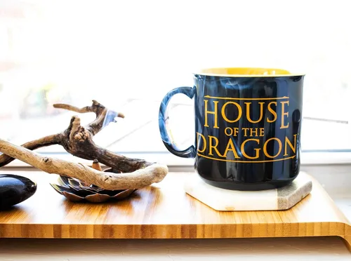 Miniatura 7 de Taza de cerámica Game Of Thrones House of the Dragon para caravana, taza de café grande para expreso, té, coca Capacidad para 20 onzas
