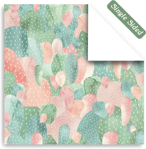 Miniatura 6 de 24 hojas de 12 diseños de álbumes de recortes, 6 x 6 pulgadas, papel de cartulina para manualidades Decopodge de una sola cara, álbum de recortes