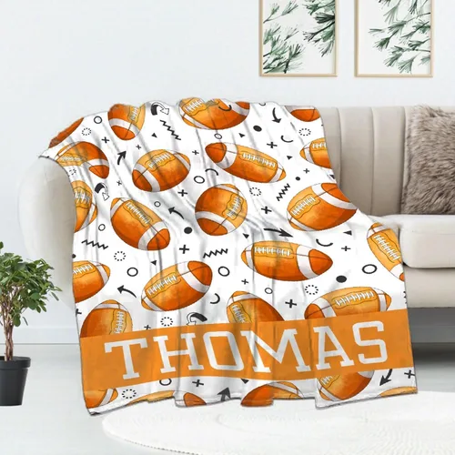 Miniatura 16 de Manta de regalo de baloncesto para niños, hombres y niñas, juego de pelota deportiva con la frase "Basketball Is My Favorite Season", 40 x 50 El