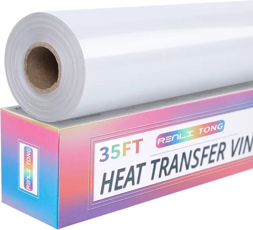 Miniatura 22 de RENLITONG - Vinilo verde frutal para planchar HTV de 12 pulgadas por 15 pies, vinilo de transferencia de calor para rollos de camisetas HTV