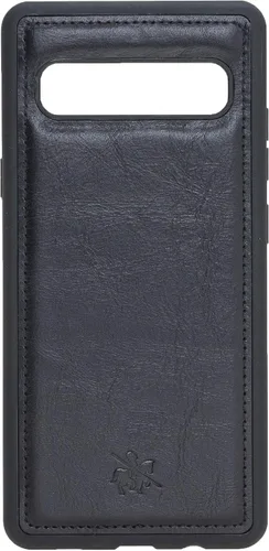 Miniatura 112 de Venito Lucca - Funda de piel compatible con Samsung Galaxy Note 10 (6,3 pulgadas), extra segura, con cubierta trasera acolchada, cocodrilo negro