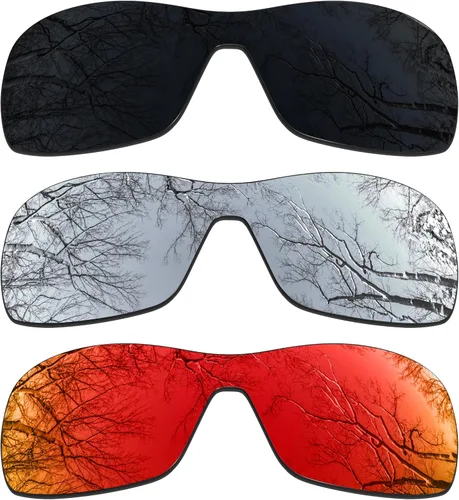 Miniatura 22 de ToughAsNails 3 pares de lentes polarizadas de repuesto para Oakley Antix Pack