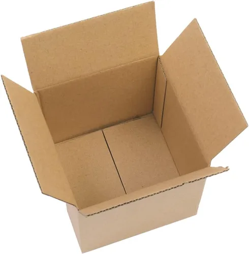 Miniatura 3 de 100 cajas de papel corrugado, cajas de cartón kraft resistentes y ligeras para envío y correo, cajas de mudanza para embalaje y almacenamiento