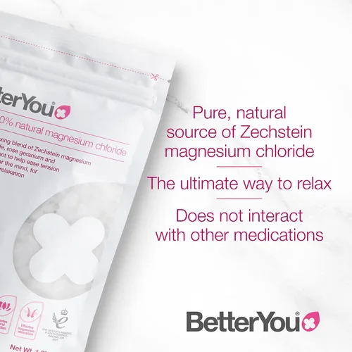 Miniatura 5 de BetterYou Magnesium Relax Bath Flakes - Sales de baño de recuperación corporal con magnesio - Para la salud de la piel y alivio muscular del dolor