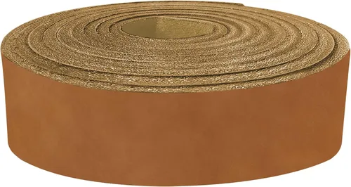 ELW 5-6 oz (0.079-0.094 in) Latigo - Correas de cuero para cinturón, tamaño: 1.5 x 60 pulgadas (1.5 x 59.8 in), color marrón tabaco, cuero de vaca