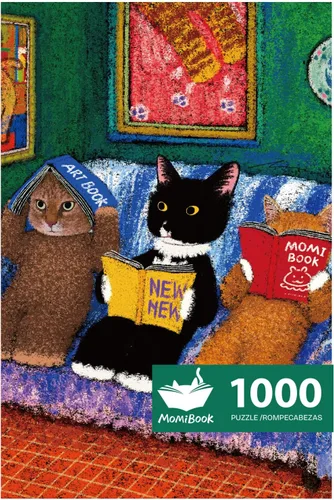 Miniatura 19 de Rompecabezas MOMIBOOK para Adultos 1000 Piezas Rompecabezas de Panda de Chengdu Guía, Imagen de Pintura Difícil Desafiante Duro Imposible