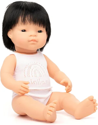 Miniatura 2 de Miniland Muñeca Niño Asiático 15'' (Caja) - Hecho en España, Anatómicamente Correcto, Calidad