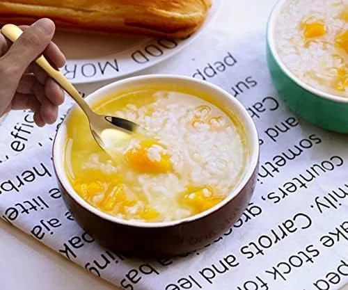 Miniatura 8 de Cucharas de sopa de acero inoxidable, juego de 6 cucharas de sopa de peso pesado, cucharas de sopa chinas, cucharas de ramen pulidas con espejo