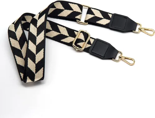 Miniatura 25 de S&loyoe Correas de repuesto para bolso, correa ajustable para bolsa cruzada, correas de guitarra anchas para bolsos de 1.5 pulgadas