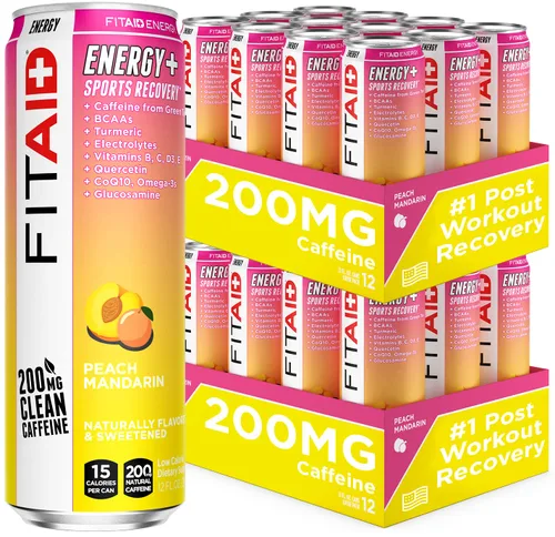 Miniatura 13 de Bebida FITAID ENERGY, 0.007 onzas de cafeína natural, keto, piña y mora, omega-3, 15 calorías, paleo, vegana y sin gluten, sin edulcorantes