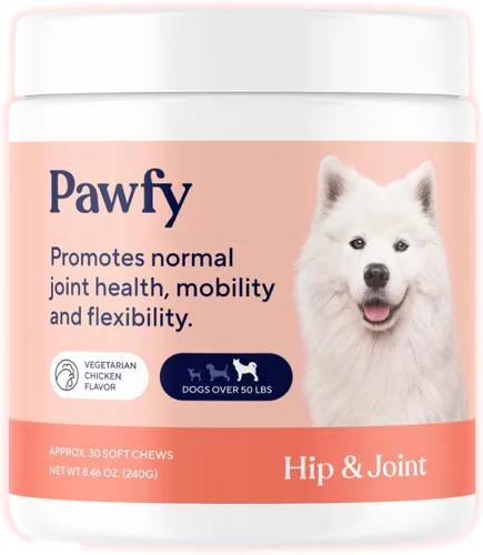 Miniatura 7 de Pawfy Suplemento para Cadera y Articulaciones para Perros con MSM y Vitaminas Glucosamina Condroitina para Razas Pequeñas, Medianas y Grandes